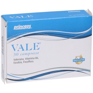 Vale 30 Compresse - Integratore Alimentare con Valeriana - Vitamina B6