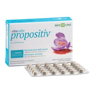 VitaCalm Propositiv 30 Compresse - Integratore con Safralyin (Zafferano) per il Benessere Mentale