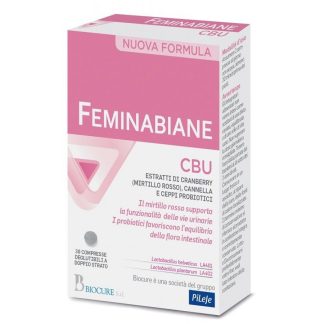 Feminabiane CBU, Biocure, Integratore Alimentare, 30 Compresse – Benessere Intimo e Urinario