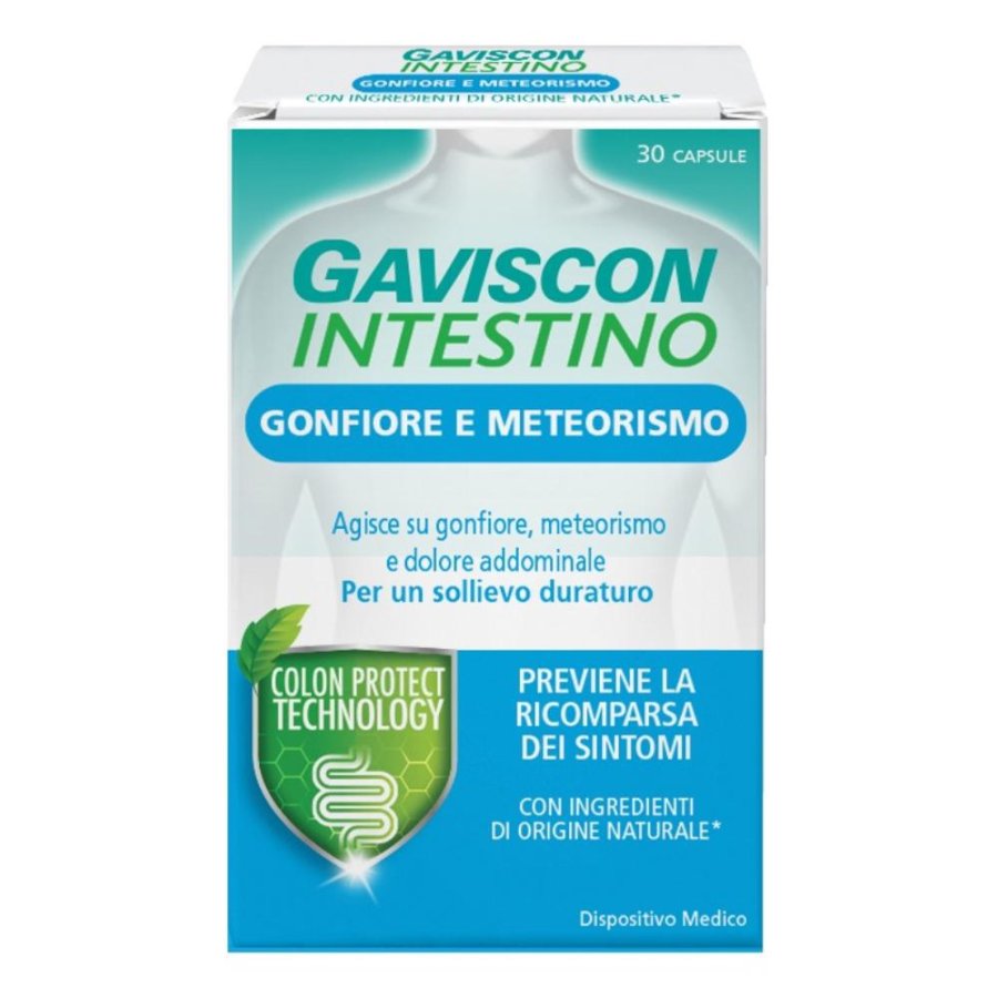 Gaviscon Intestino Gonfiore e Meteorismo, 30 Capsule