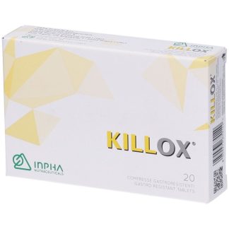 Killox 20 Compresse Gastroresistenti - Integratore con Curcuma, Resveratrolo, Zinco e N-Acetilcisteina
