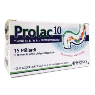 Prolac 10 Fermenti Lattici 15 Miliardi 10 Flaconcini da 8 ml
