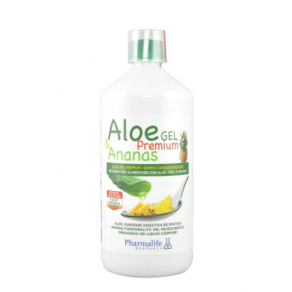 Aloe Gel Premium & Ananas 1 Litro - Integratore alimentare con Aloe vera e Ananas