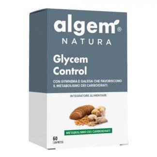 Algem Natura Glycem Control Integratore Alimentare 60 Compresse - Supporto per il Metabolismo dei Carboidrati con Vitamina E