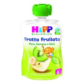 HiPP, Frutta Frullata Pera Banana e Kiwi, 90 g