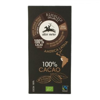 Alce Nero, Tavoletta Cacao 100% Biologico, 50g