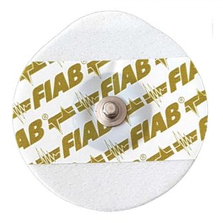 Elettrodi Pe Foam Monouso Ovali Adulti 48x50mm - Elettrodi Universali per ECG Latex Free (Busta da 50 Pezzi)