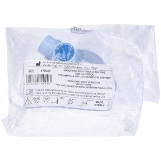 Air Liquide Maschera Pediatrica Nebula in Silicone, 1 Pezzo