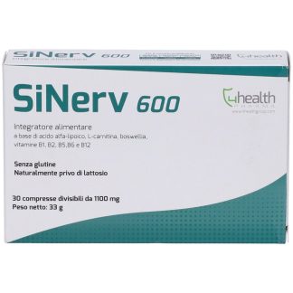 4 Health, Sinerv 600, 30 Compresse