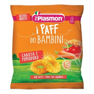 Plasmon I Paff dei Bambini Carota e Pomodoro, 15 g