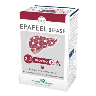Epafeel Bifase 60 Compresse - Integratore Giorno e Notte per il Benessere Epatico e Depurativo