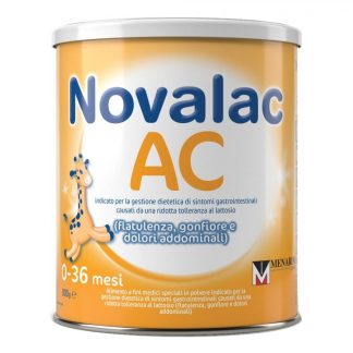 Novolac AC 800g Alimento ai Fini Medici Speciali per Ridotta Tolleranza al Lattosio - 0-36 Mesi