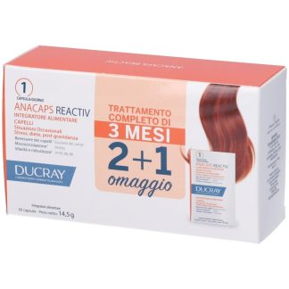 Ducray Anacaps Reactiv, 3 x 30 capsule