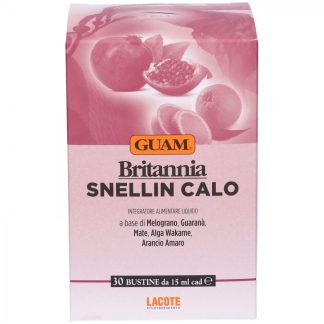 Guam - Britannia Snellin Calo 30 Bustine da 15ml - Integratore per la Gestione del Peso con Formula Naturale