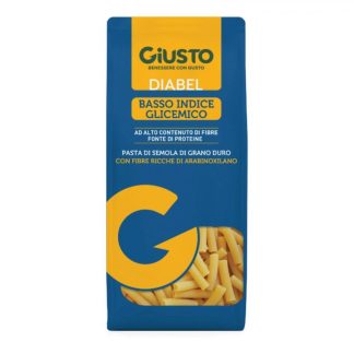 Giusto Diabel Sedanini Rigati Pasta di Grano Duro 400g - Pasta a Basso Indice Glicemico