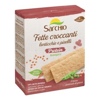 Fette Croccanti Lenticchie e Piselli Bio, 4 Porzioni