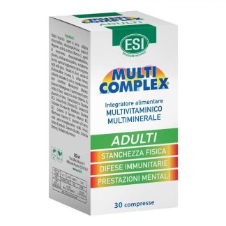 Esi Multicomplex Adulti Integratore Multivitaminico e Multiminerale, 30 Compresse Nuova Formula - Sostegno Energetico e Immunitario