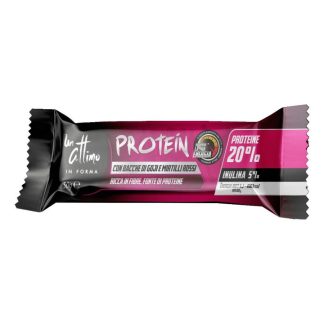 PROTEIN Barretta 20% Goji & Mirtilli Rossi, 50 g