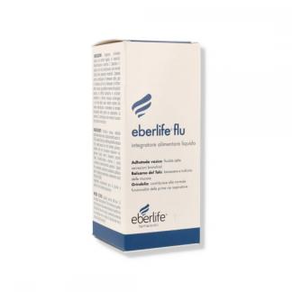 Eberlife Flu 200ml, Sciroppo per Congestione Nasale e Raffreddore, Trattamento Sintomi Influenzali - Eberlife Farmaceutici
