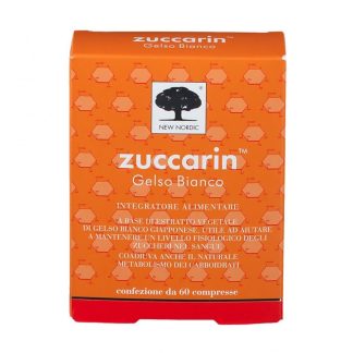 Zuccarin Gelso Bianco, Integratore Alimentare, 60 Compresse, Regola Zuccheri nel Sangue, Senza Glutine e Zucchero