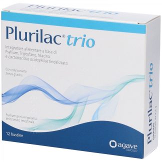 Alphrema Plurilac Trio Integratore Alimentare 12 Bustine – Supporto alla Stipsi, Motilità Intestinale, Flora Batterica