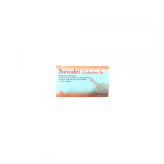 Sanodet Colesterolo, Integratore Alimentare per il Colesterolo, 60 Capsule con Olio di Pesce, Monacolina K, Carciofo, Fitosteroli