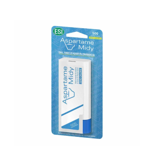 ESI Aspartame Midy, Edulcorante Senza Calorie, 500 Compresse per Diete Ipocaloriche