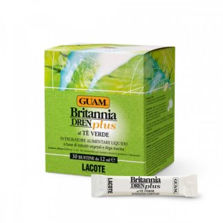 Guam - Britannia Dren Plus 30 Buste Tè Verde - Detox naturale per il benessere dell'organismo
