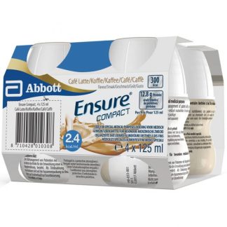 Abbott, Ensure Compact Caffè, 4 x 125 ml
