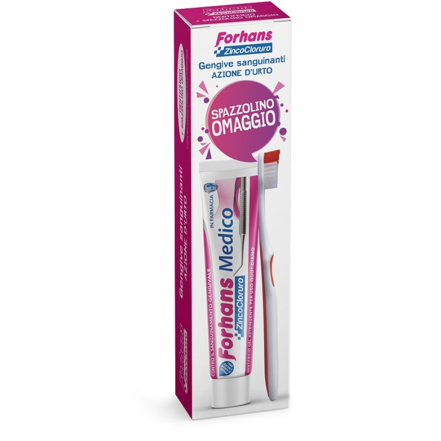 Forhans Dentifricio Senza Fluoro 75ml + Spazzolino