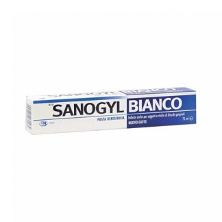 Sanogyl Bianco Pasta Dentifricio 75 ml - Dentifricio Antibatterico per Igiene Orale e Gengive Sensibili