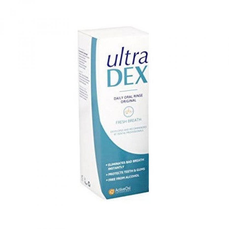 Ultradex Collutorio Alito Sano 250 ml - Collutorio Efficace Contro Alitosi, Senza Alcool, 250 ml