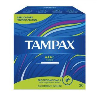 Fater Tampax Blue Box Super, 30 Pezzi