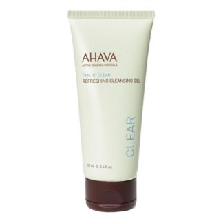 Ahava - Time to Clear Refreshing Cleans Gel 100ml: Gel Delicato Senza Sapone per una Pulizia Efficiente