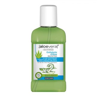 Zuccari - Aloevera2 Collutorio d'Aloe Multi Attivo 250 ml - Igiene Orale Naturale con l'Aloe Vera