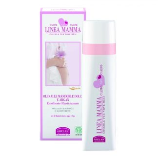 Helan Linea Mamma Olio Mandorle Dolci 200ml - Emolliente Elasticizzante per Gravidanza e Allattamento