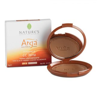 Nature's Argà Minerale CC Terra Uniformante Marocco 9g - Terra Abbronzante con Olio di Argan