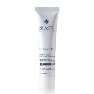 Rilastil - Deliskin RS Crema Fluida Lenitiva Anti-Rossori 40ml - Trattamento Specialistico per Pelli Sensibili