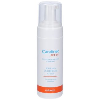 Uniderm, Candinet Act 2% Schiuma Detergente, 150 ml