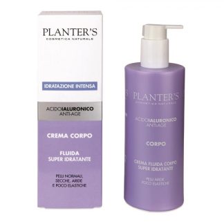 Planters - Crema Corpo Fluida Super Idratante Acido Ialuronico 400ml - Trattamento idratante per la pelle del corpo