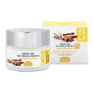 Helan Linea 3 Crema Gel Argilla Bianca Pelle Grassa 50ml - La Soluzione per una Pelle Fresca e Opacizzata