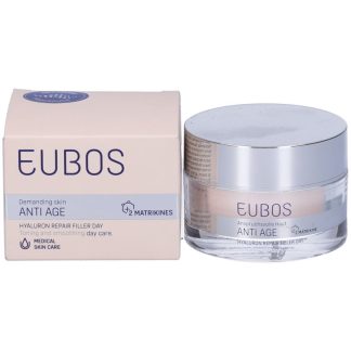 Eubos Hyaluron Repair Filler Day Crema Intensiva 50ml - Trattamento Idratante con Acido Ialuronico