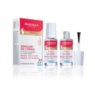 Mavala Bouclier Ongle 2x10ml - Rinforzante Unghie con Fibre di Nylon