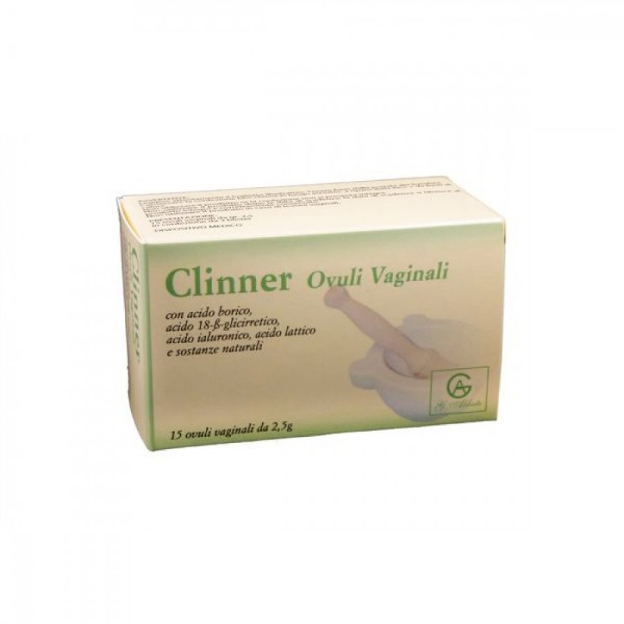 Clinner Ovuli Vaginali 2,5g 15 pezzi - Ripristino difese naturali e flora vaginale