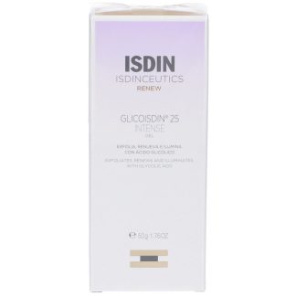 Isdin Isdinceutics Glicoisdin 25 Intenso Gel Viso Esfoliante 50 ml – Gel Esfoliante con Acido Glicolico e Aloe Vera