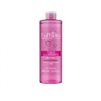 Euphidra, Tonico Illuminante Lenitivo e Rinfrescante, 400 ml