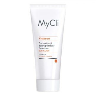 Mycli Vitaboost Sun Saver Emulsione Antiossidante Pro-Abbronzatura Viso/Corpo 200ml - Protezione Solare e Abbronzatura Naturale