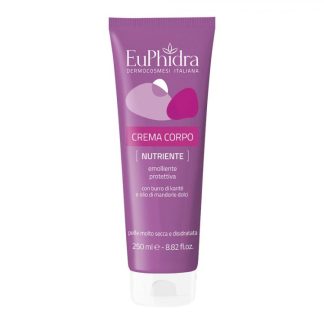 Euphidra, Crema Corpo Nutriente Emolliente e Protettiva, 250 ml