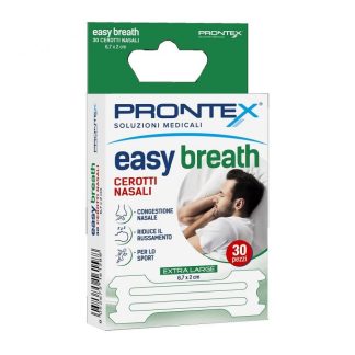 Prontex Easy Breath cerotti nasali extra large, 30 pezzi
