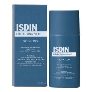 Isdin Eryfotona Night Siero Notte Riparatore Danni Solari 50 ml – Siero Idratante e Rigenerante per la Pelle